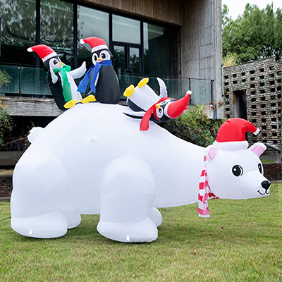 卡通大白熊气模